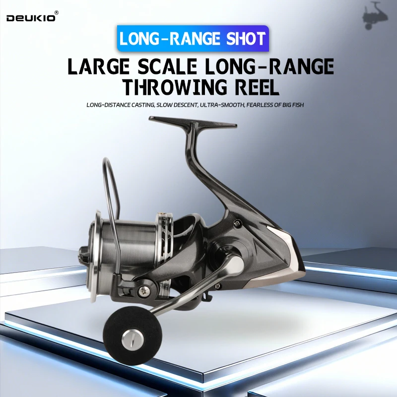 Trolling Reel - بكرة صيد دوارة DEUKIO 8000-16000 بقوة